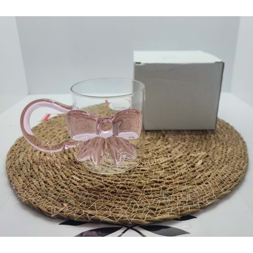 HXBLB-208 KULPLU FİYONKLU CAM BARDAK