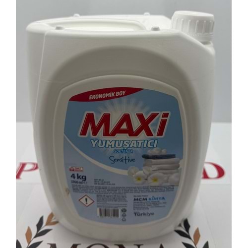 MAXİ YUMUŞATICI SOFTENER SENSİTİVE 4 LT