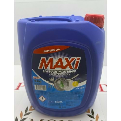 MAXİ BULAŞIK DETRJANI 4 LT