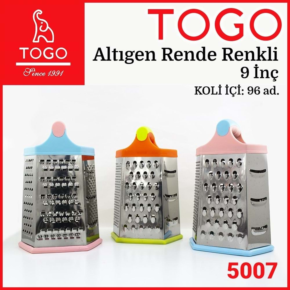 TOGO5007 İTH. 611 6 GEN RENDE RENKLİ 9İNÇ KL:96