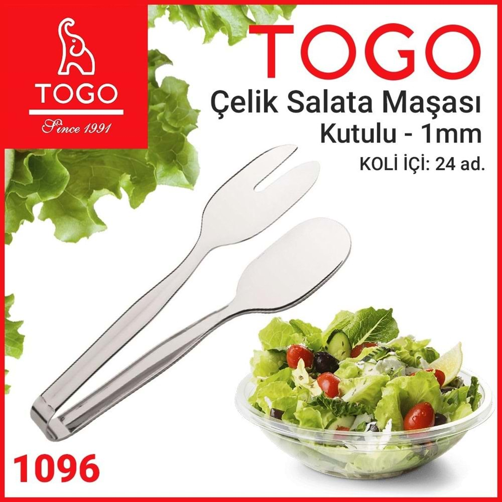 TOGO1096 ÇELİK SALATA MAŞASI KUTULU