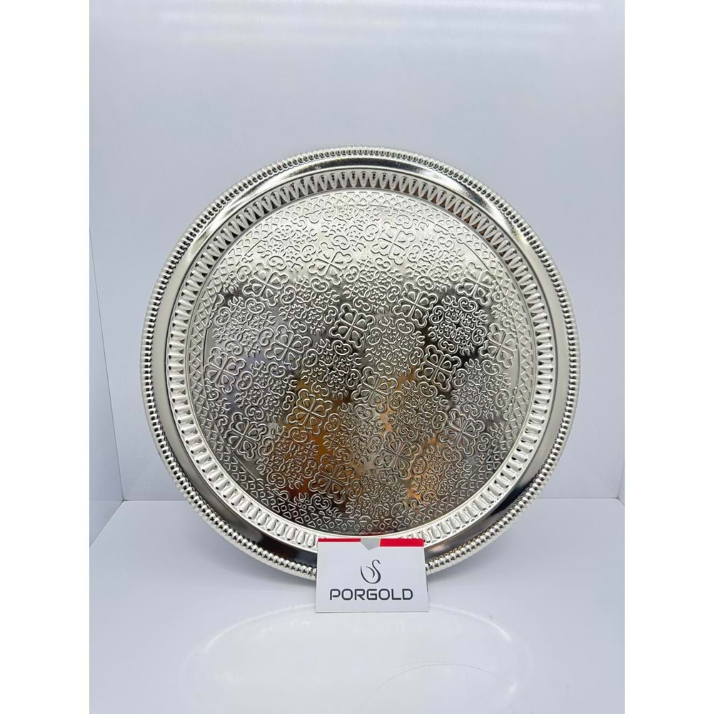 MS-311G YUV. METAL TEPSİ 35 CM GÜMÜŞ