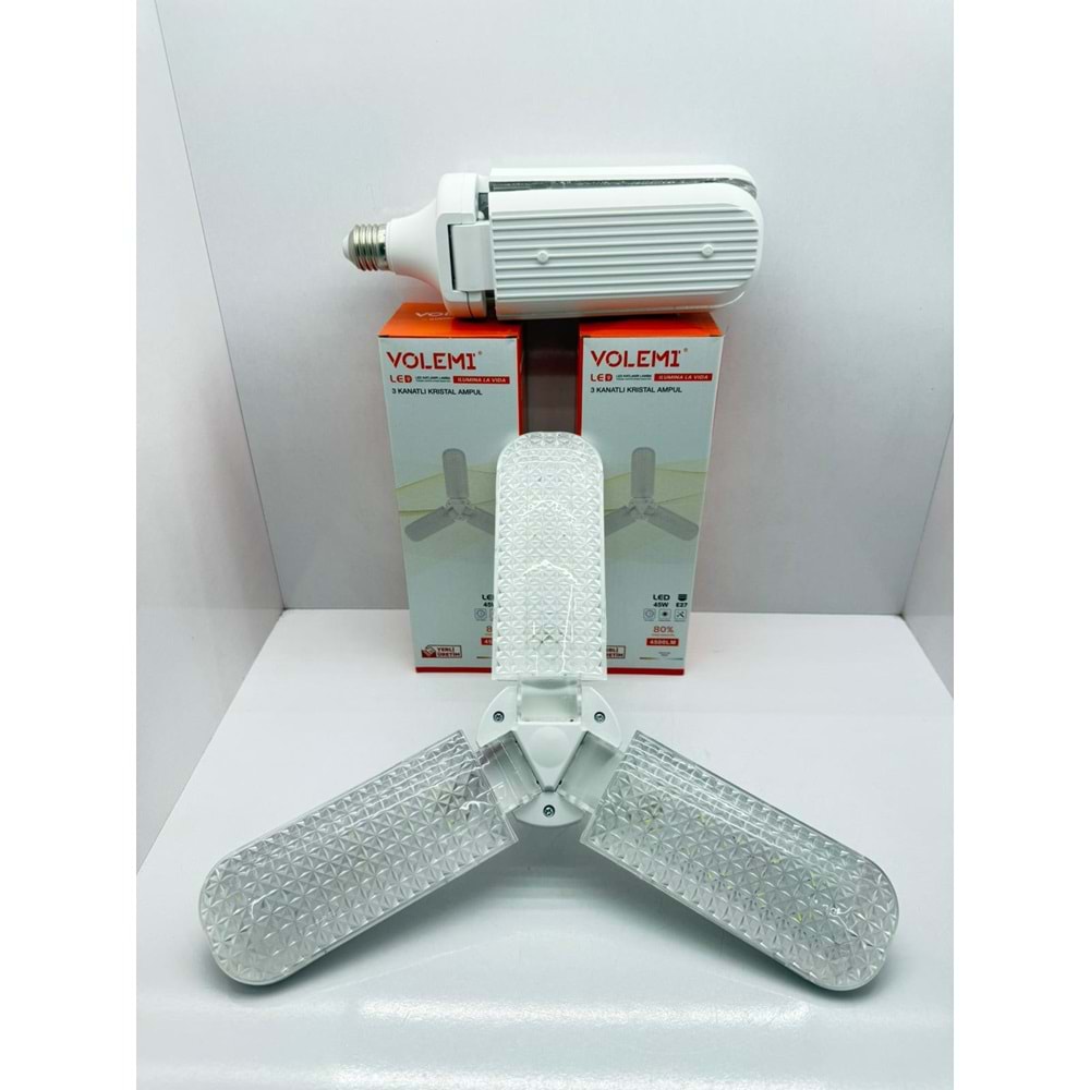 LED AMPÜL 3 KANATLI 45W