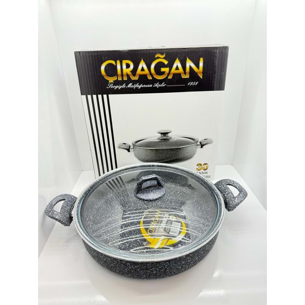 ÇIRAĞAN GRANİT BASIK TENCERE 30 CM